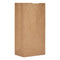 Grocery Paper Bags, 50 Lb Capacity, #4, 5" X 3.13" X 9.75", Kraft, 500 Bags