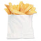 French Fry Bags, 4.5" X 3.5", White, 2,000/carton