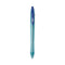 Revolution Ocean Bound Ballpoint Pen, Retractable, Medium 1 Mm, Blue Ink/translucent Blue Barrel, Dozen