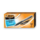 Bu3 Ballpoint Pen, Retractable, Bold 1 Mm, Black Ink, Black Barrel, Dozen