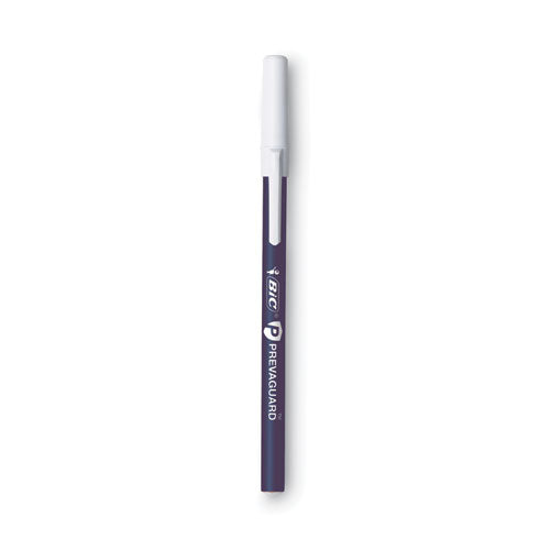 Prevaguard Ballpoint Pen, Stick, Medium 1 Mm, Blue Ink/blue Barrel, 8/pack