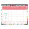 Day Designer Peyton Desk Pad Calendar, Floral Artwork, 22 X 17, Black Binding, Clear Corners, 12-month (jan-dec): 2024