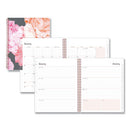 Joselyn Weekly/monthly Planner, Joselyn Floral Artwork, 11 X 8.5, Pink/peach/black Cover, 12-month (jan To Dec): 2024