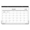 Enterprise Desk Pad, Geometric Artwork, 17 X 11, White/gray Sheets, Black Binding, Clear Corners, 12-month (jan-dec): 2024