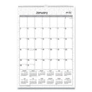 Enterprise Wall Calendar, Enterprise Geometric Artwork, 12 X 17, White/gray Sheets, 12-month (jan To Dec): 2024