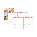 Day Designer Secret Garden Mint Frosted Weekly/monthly Planner, 11 X 8.5, Multicolor Cover, 12-month (jan To Dec): 2024