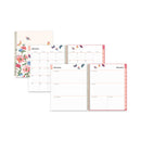 Fly By Frosted Weekly/monthly Planner, Fly By Butterflies Artwork, 11 X 8.5, Blush/pink Cover, 12-month (jan To Dec): 2024