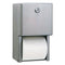 Stainless Steel 2-roll Tissue Dispenser, 6.06 X 5.94 X 11, Stainless Steel