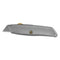 Classic 99 Utility Knife With Retractable Blade, 6" Die Cast Handle, Gray