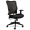 Vl702 Mesh High-back Task Chair, Supports Up To 250 Lb, 18.5" To 23.5" Seat Height, Black