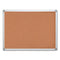 Earth Cork Board, 24 X 18, Natural Surface, Silver Aluminum Frame