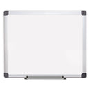 Porcelain Value Dry Erase Board, 24 X 36, White Surface, Silver Aluminum Frame