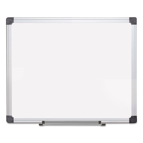 Porcelain Value Dry Erase Board, 24 X 36, White Surface, Silver Aluminum Frame