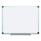 Porcelain Value Dry Erase Board, 36 X 48, White Surface, Silver Aluminum Frame