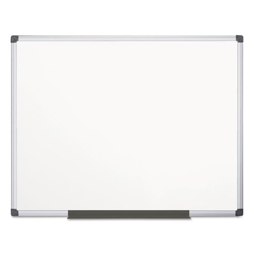 Porcelain Value Dry Erase Board, 48 X 72, White Surface, Silver Aluminum Frame