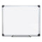 Porcelain Value Dry Erase Board, 48 X 96, White Surface, Silver Aluminum Frame