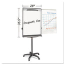 Tripod Extension Bar Magnetic Dry-erase Easel, 69" To 78" High, Black/silver