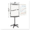 Tripod Extension Bar Magnetic Dry-erase Easel, 69" To 78" High, Black/silver