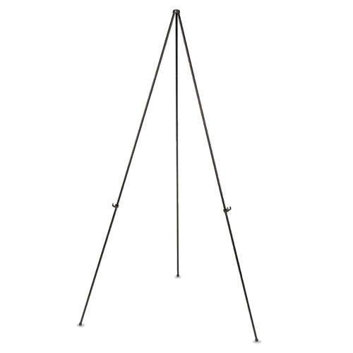 Instant Easel, 61.5" High, Black, Steel, Lightweight