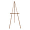 Oak Display Tripod Easel, 60" High, Wood/brass