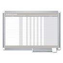 In-out Magnetic Dry Erase Board, 36 X 24, White Surface, Silver Aluminum Frame