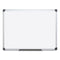 Value Lacquered Steel Magnetic Dry Erase Board, 18 X 24, White Surface, Silver Aluminum Frame