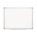 Earth Silver Easy-clean Dry Erase Board, Reversible, 36 X 24, White Surface, Silver Aluminum Frame