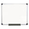 Value Melamine Dry Erase Board, 24 X 36, White Surface, Silver Aluminum Frame