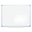 Earth Silver Easy-clean Dry Erase Board, Reversible, 48 X 36, White Surface, Silver Aluminum Frame