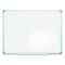 Earth Silver Easy-clean Dry Erase Board, Reversible, 48 X 36, White Surface, Silver Aluminum Frame