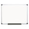 Value Lacquered Steel Magnetic Dry Erase Board, 48 X 36, White Surface, Silver Aluminum Frame