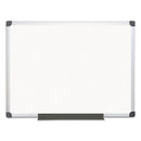 Value Melamine Dry Erase Board, 36 X 48, White Surface, Silver Aluminum Frame