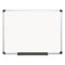 Value Melamine Dry Erase Board, 36 X 48, White Surface, Silver Aluminum Frame