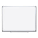 Earth Silver Easy-clean Dry Erase Board, Reversible, 72 X 48, White Surface, Silver Aluminum Frame