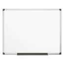 Value Lacquered Steel Magnetic Dry Erase Board, 72 X 48, White Surface, Silver Aluminum Frame