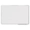 Ruled Magnetic Steel Dry Erase Planning Board, 72 X 48, White Surface, Silver Aluminum Frame