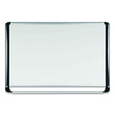 Pure Platinum Magnetic Dry Erase Board, 96 X 48, White Surface, Silver/black Aluminum Frame