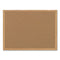 Earth Cork Board, 48 X 36, Tan Surface, Oak Wood Frame