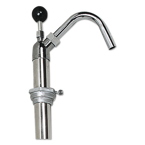 Bottle Pump, 22 Oz/pump, Steel, 42.5" Tall, Chrome