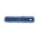 Dust Mop Head, Cotton/synthetic Blend, 48" X 5", Blue