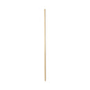 Threaded End Broom Handle, Lacquered Wood, 0.94" Dia X 60", Natural