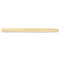 Tapered End Broom Handle, Lacquered Hardwood, 1.13" Dia X 54", Natural