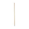 Metal Tip Threaded Hardwood Broom Handle, 1.13" Dia X 60", Natural