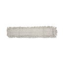 Mop Head, Dust, Disposable, Cotton/synthetic Fibers, 48 X 5, White