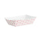 Paper Food Baskets, 0.25 Lb Capacity, 2.69 X 1.05 X 4, Red/white, 1,000/carton