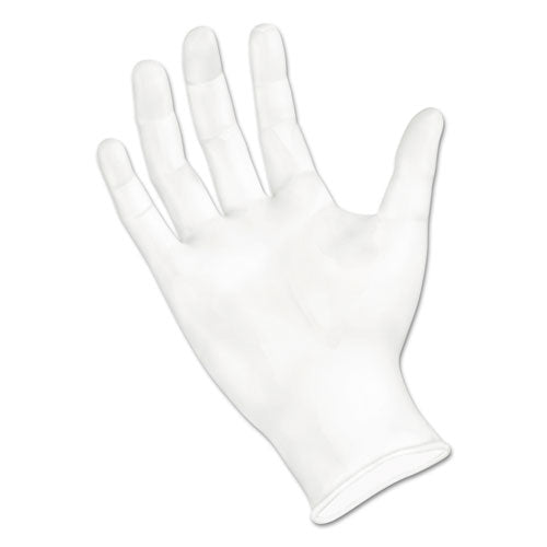 Exam Vinyl Gloves, Powder/latex-free, 3 3/5 Mil, Clear, Medium, 100/box