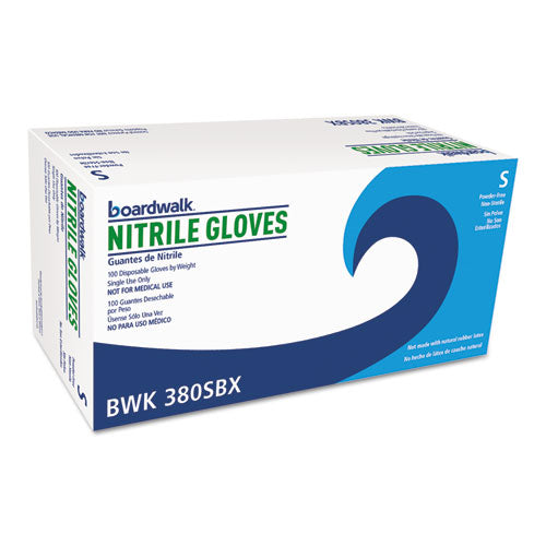 Disposable General-purpose Nitrile Gloves, Small, Blue, 4 Mil, 1,000/carton