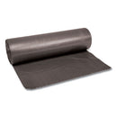 Low-density Waste Can Liners, 56 Gal, 1.1 Mil, 43" X 47", Gray, 20 Bags/roll, 5 Rolls/carton