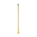 Plastic Jaws Mop Handle For 5 Wide Mop Heads, Aluminum, 1" Dia X 60", Yellow