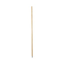 Lie-flat Screw-in Mop Handle, Lacquered Wood, 1.13" Dia X 60", Natural